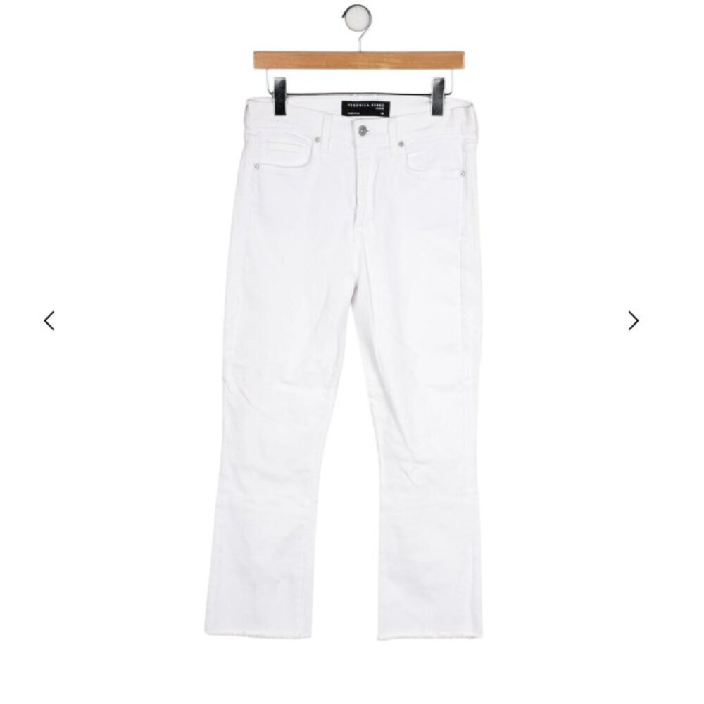 Veronica Beard  High-Rise Straight Leg Jeans